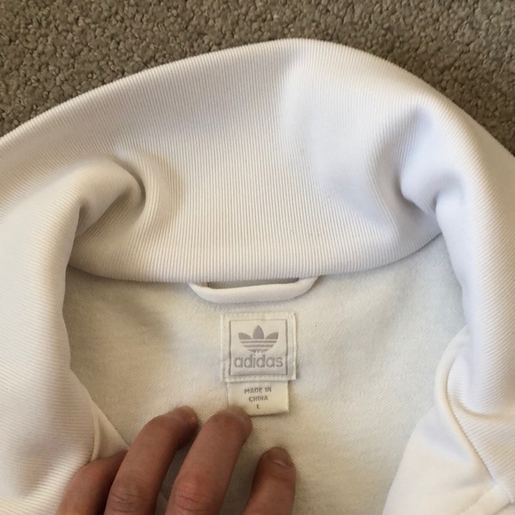 Vintage Adidas “All White” track jacket - Picture 3 of 7